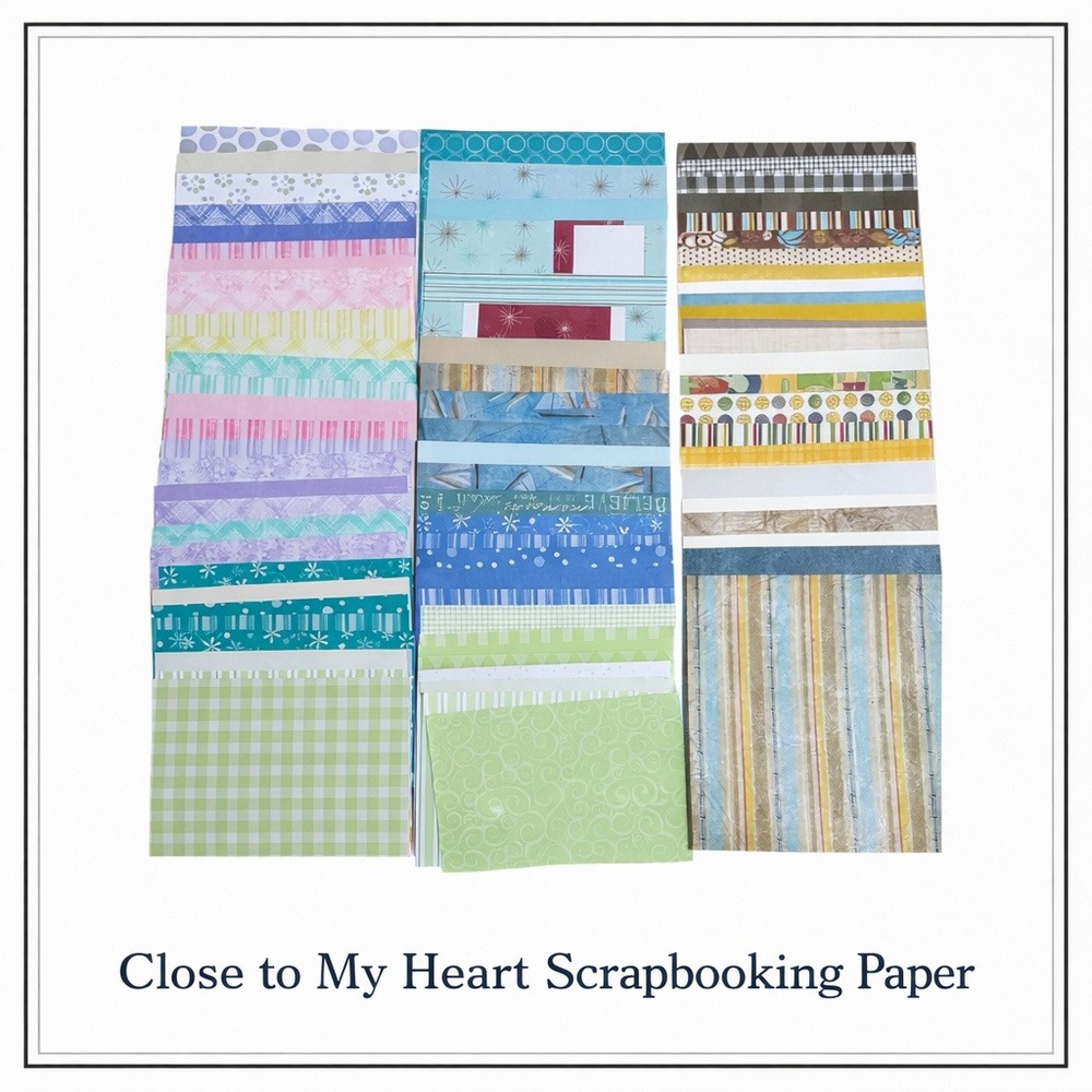 Close To My Heart Paper‎ Pack Scapbooking Journaling Card Making LOT 78